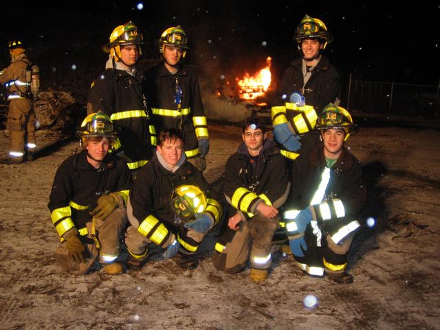 JC at a Car Fire Drill, January 2008